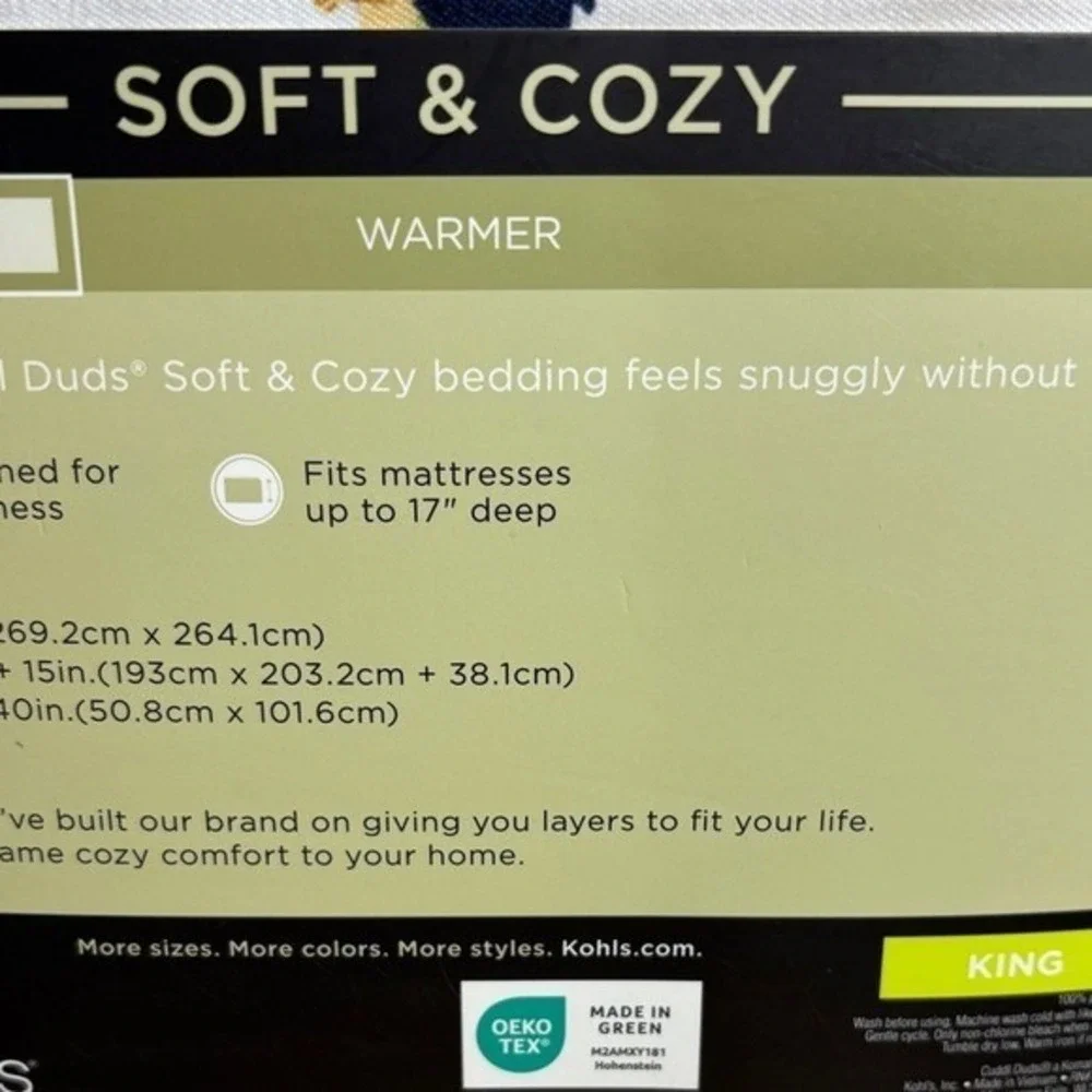 Cuddl Duds King Sheet Set Microfiber Christmas Dogs Adorable GIFT NEW